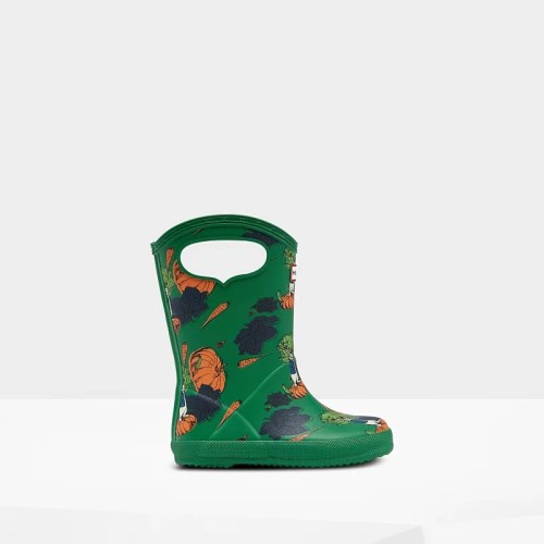 Hunter Original Peter Rabbit 2 Grab Handle Rain Boots For Kids - NZ H8674